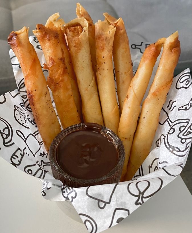 lumpia ubi ungu renyah dan sehat