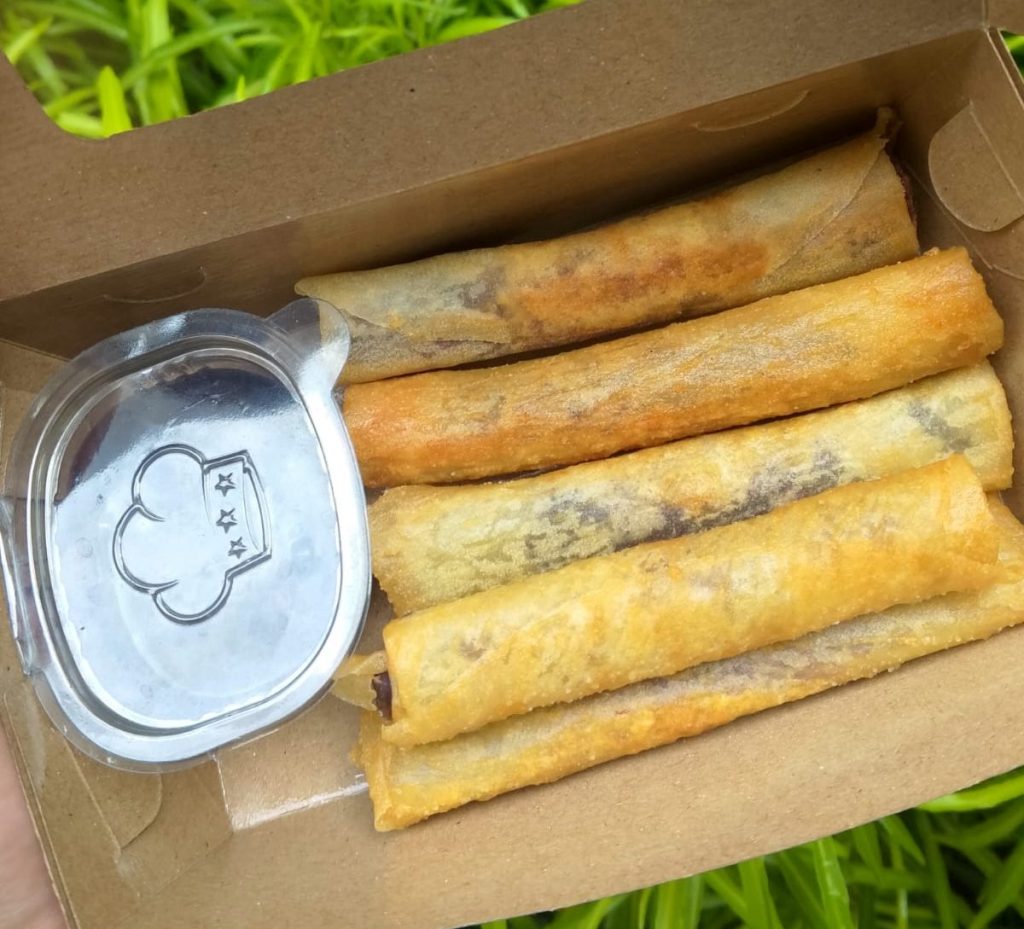 Gambar Lumpia Ubi Ungu Roll